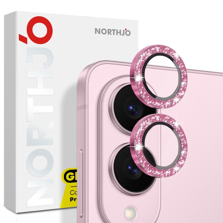 NORTHJO Samsung Galaxy Metal Glitter Ring Camera Lens Protector