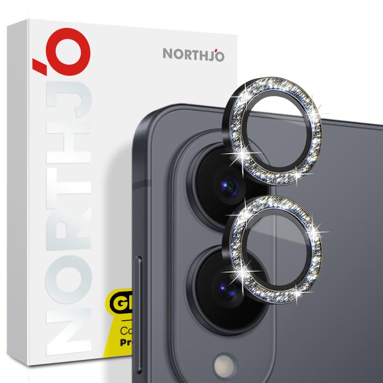NORTHJO Samsung Galaxy Metal Glitter Ring Camera Lens Protector