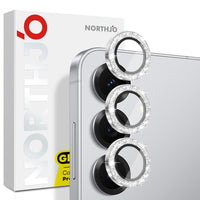 NORTHJO 1 Set Camera Lens Protector Glitter Metal Ring Film, For Samsung Galaxy S25 5G, For Samsung Galaxy S25+ 5G, For Samsung Galaxy S25 Ultra 5G