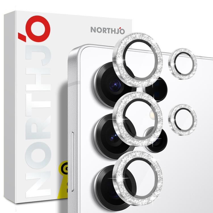 NORTHJO Samsung Galaxy Metal Glitter Ring Camera Lens Protector