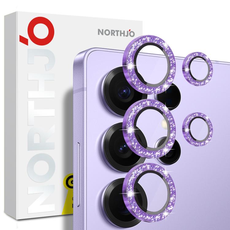 NORTHJO 1 Set Camera Lens Protector Glitter Metal Ring Film, For Samsung Galaxy A36 5G / A56 5G