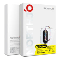 NORTHJO 1 Set Camera Lens Protector Glitter Metal Ring Film, For Samsung Galaxy S25 5G, For Samsung Galaxy S25+ 5G, For Samsung Galaxy S25 Ultra 5G