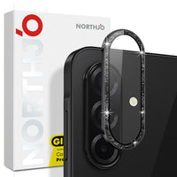 NORTHJO 1 Set Camera Lens Protector Glitter Metal Ring Film, For Samsung Galaxy S25 5G, For Samsung Galaxy S25+ 5G, For Samsung Galaxy S25 Ultra 5G