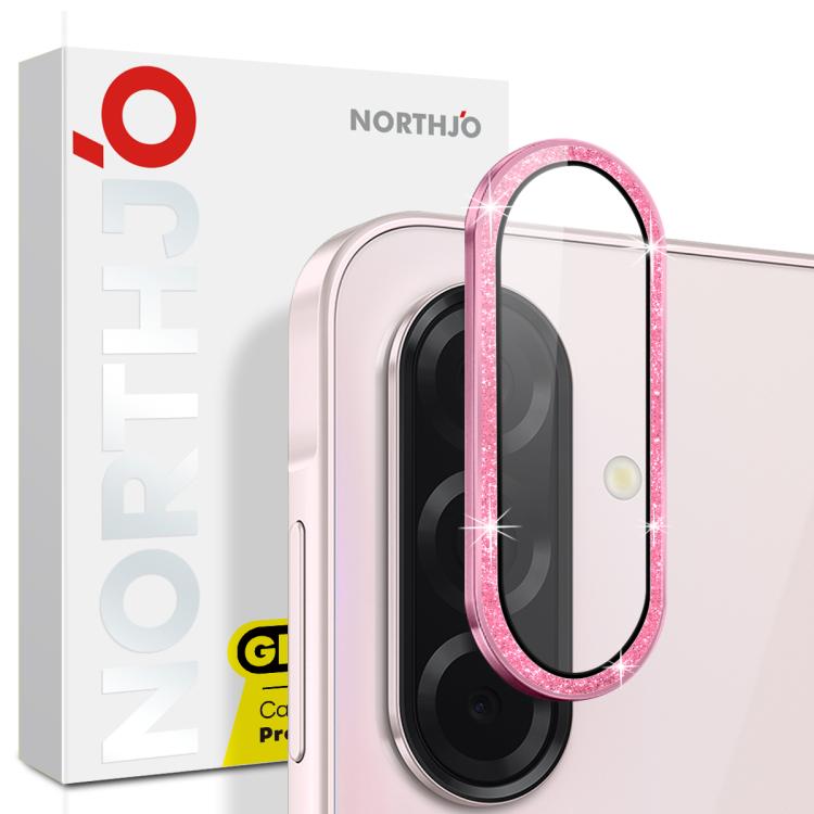 NORTHJO 1 Set Camera Lens Protector Glitter Metal Ring Film, For Samsung Galaxy A36 5G / A56 5G