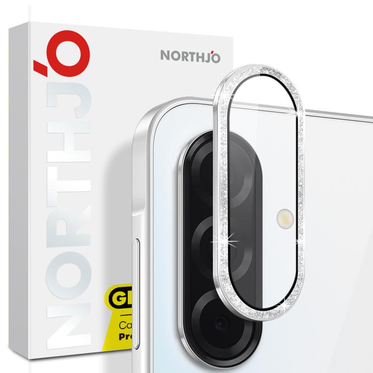 NORTHJO 1 Set Camera Lens Protector Glitter Metal Ring Film, For Samsung Galaxy A36 5G / A56 5G