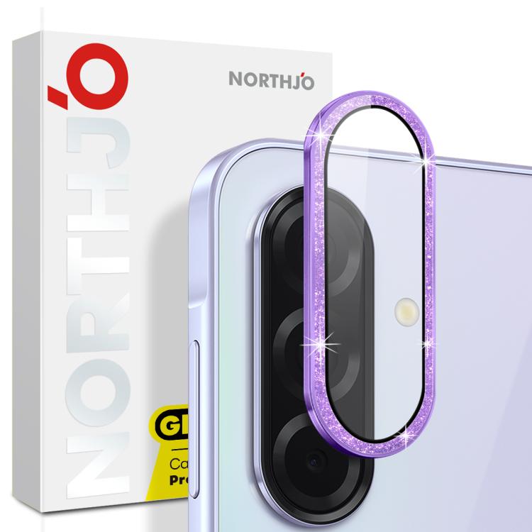 NORTHJO 1 Set Camera Lens Protector Glitter Metal Ring Film, For Samsung Galaxy A36 5G / A56 5G