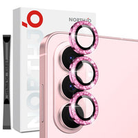 NORTHJO Samsung Galaxy Metal Glitter Ring Camera Lens Protector