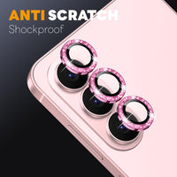 NORTHJO Samsung Galaxy Metal Glitter Ring Camera Lens Protector