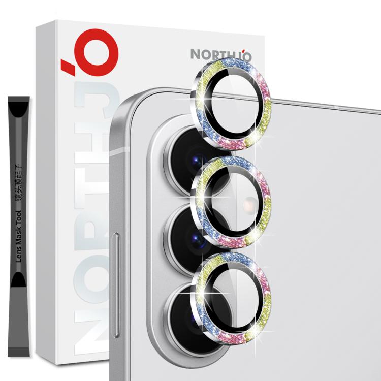 NORTHJO Samsung Galaxy Metal Glitter Ring Camera Lens Protector