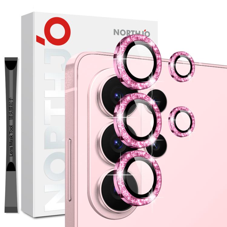 NORTHJO Samsung Galaxy Metal Glitter Ring Camera Lens Protector