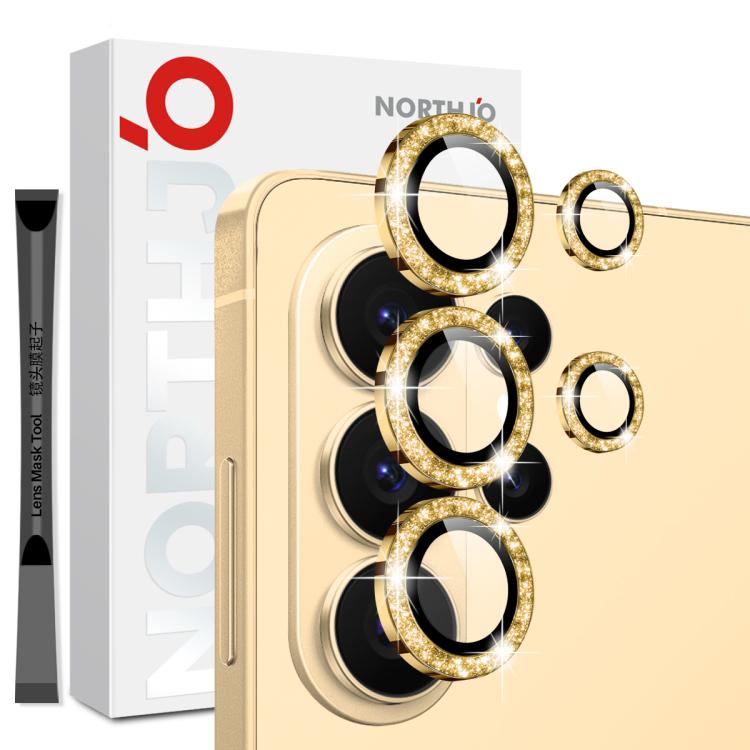 NORTHJO Samsung Galaxy Metal Glitter Ring Camera Lens Protector