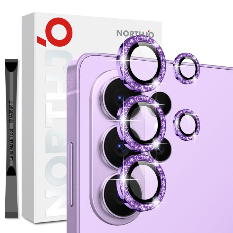 NORTHJO Samsung Galaxy Metal Glitter Ring Camera Lens Protector