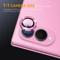 NORTHJO Samsung Galaxy Metal Glitter Camera Lens Protector