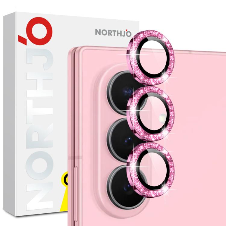 NORTHJO Samsung Galaxy Metal Glitter Camera Lens Protector